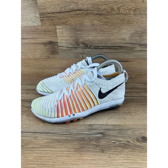 Nike Women Free Transform Flyknit Running Trainers 833410 100 Size 6.5 - Picture 1 of 7
